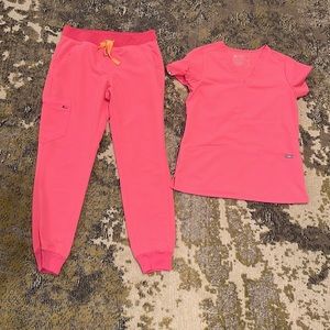 🌏 SET Neon pink Zamora and top